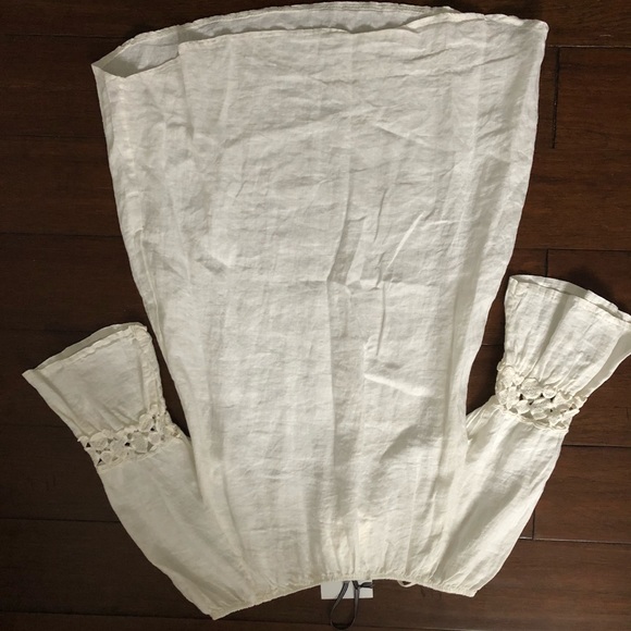 Off the shoulder linen dress - Picture 2 of 3